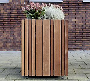 Pflanzbehälter SECUNDO PURE, 275 Liter, Stahlteile verzinkt