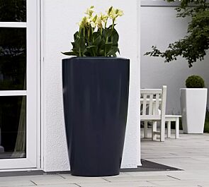 <div id="container" class="container">Pflanzbehälter UNA, Höhe 1100 mm, in anthrazitgrau ähnlich RAL 7016</div>