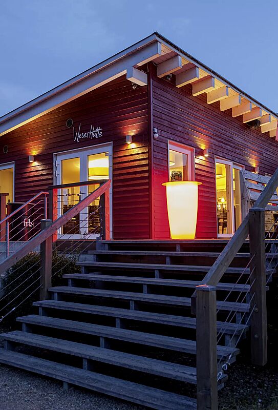 Pflanzbehälter UNA-LIGHT, Höhe 1100 mm, transluzent beleuchtet, mit aufgesetzter Tischplatte (Zubehör)