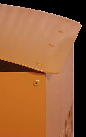 Detail: Dach und Wände