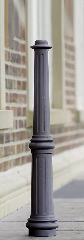 poller-antike-i__shoKAT0037792 Poller ANTIKE I, mit Reliefstruktur, in RAL 7016 anthrazitgrau