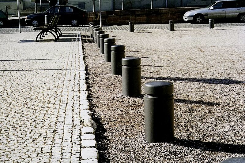 poller-boulevard__shoKAT0005132 Poller BOULEVARD, Höhe 500 mm, in DB 703 eisenglimmer