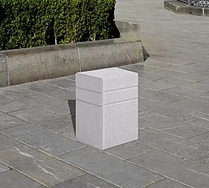 Poller BRNO, Höhe 450 mm, Beton sandgestrahlt