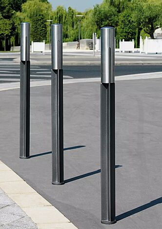 Poller EVEOLE ohne Schließung, in RAL 7016 anthrazitgrau