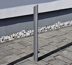 Poller GOULT mit Schrägkopf, zum Einbetonieren, in DB 703 eisenglimmer