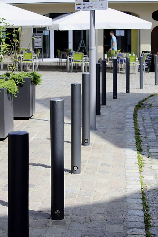 poller-jerez__shoKAT0051102 Poller JEREZ (3p-Technologie) ohne Rille, Verriegelung mittels Sechskantschraube, in DB 703 eisenglimmer