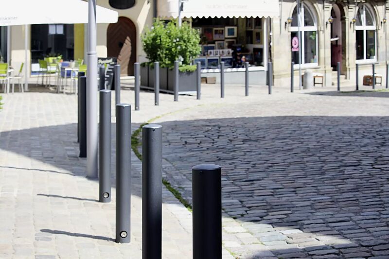 poller-jerez__shoKAT0051103 Poller JEREZ (3p-Technologie) ohne Rille, Verriegelung mittels Sechskantschraube, in DB 703 eisenglimmer