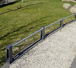 Rabattengeländer BARR mit Flachkopf