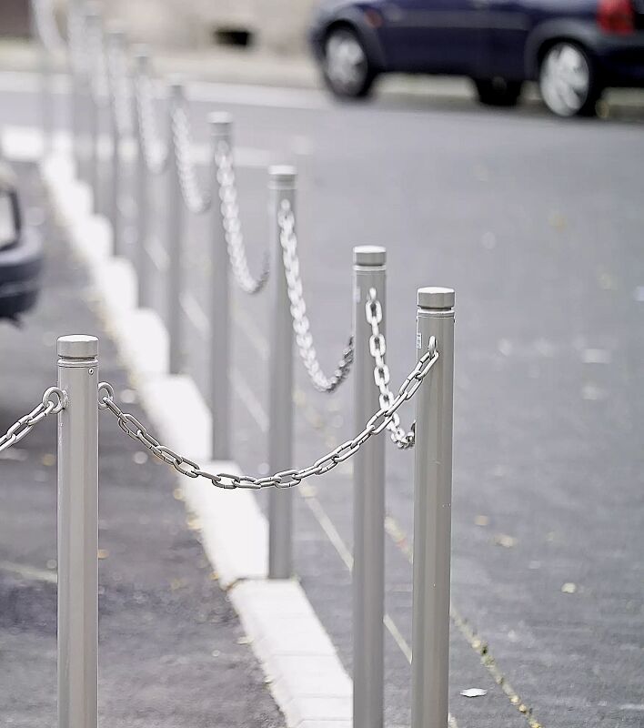 rabattengelaender-mit-poller-boulevard-60-fuer-verbindungsrohre__shoKAT0018087 Rabattengeländer mit Poller BOULEVARD 60 für Verbindungsrohre