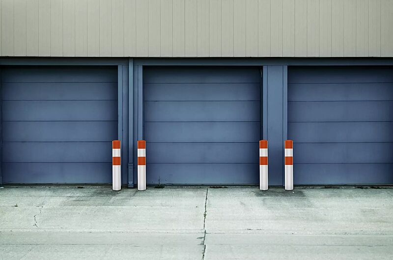 rammschutzpoller-beskyt__shoKAT0060931 Rammschutzpoller BESKYT zum Aufdübeln, Ø 194 mm, rot-weiß kunststoffbeschichtet