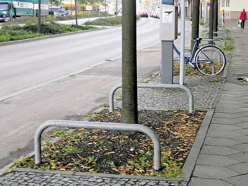 Schutzbügel SALONIKI, Ø 60 mm, Breite 800 mm