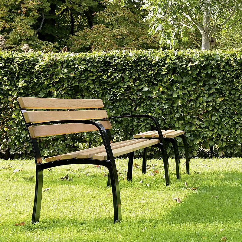 seniorenbank-caserta__shoKAT0040025 Seniorensitz CASERTA und Seniorenbank CASERTA mit Rückenlehne und Armlehnen, mit Hartholzbelattung, unbehandelt