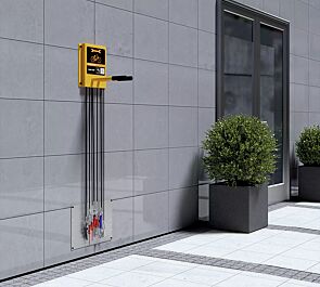 <div id="container" class="container">Servicestation ASSIST LIGHT, pulverbeschichtet in RAL 2000 gelborange</div>