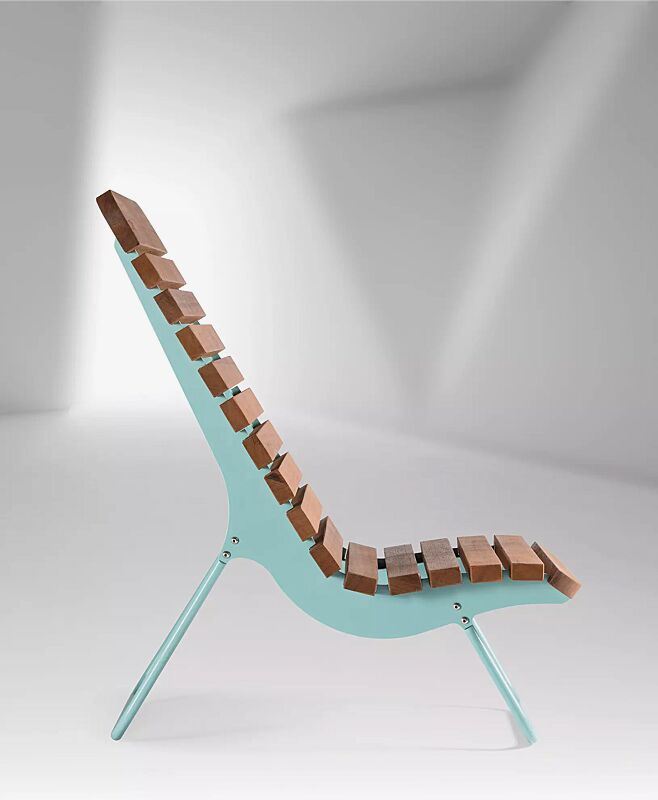 sitz-bojon__shoKAT0070095 Sitz BOJON mit Hartholzbelattung, Stahlteile in RAL 5021 wasserblau