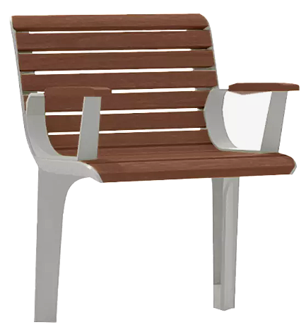 <div id="container" class="container">Senioren-Sitz EMAU SOLO mit Rückenlehne und Armlehnen, mit Jatobaholzbelattung</div>