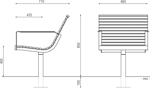 Sitz IGLAU CLASSIC, drehbar