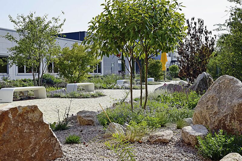 Sitzbank ALBA aus UTC®-Beton, in weiß