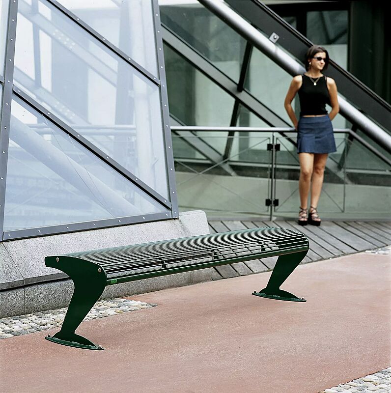 sitzbank-albatros__shoKAT0002743 Sitzbank ALBATROS ohne Rückenlehne, in RAL 6005 moosgrün