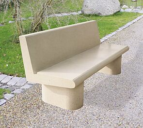 Sitzbank ASTER aus Beton, in natur
