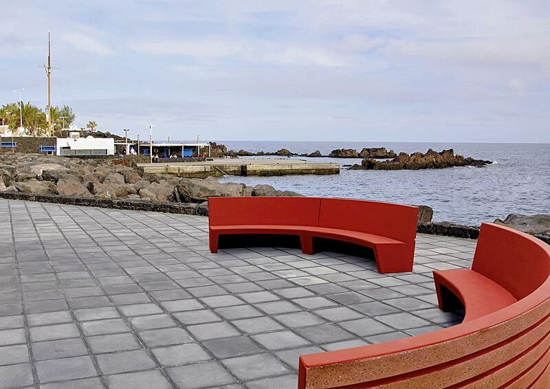 sitzbank-circo__shoKAT0039376 Sitzbänke CIRCO mit Rückenlehne, in Farbe ziegelrot