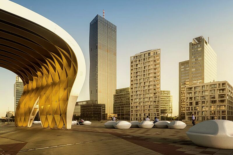 sitzbank-dna__shoKAT0059131 Sitzbank DNA aus Beton, in Granitoptik weiß