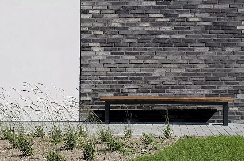 sitzbank-fjordpark__shoKAT0072158 Sitzbank FJORDPARK ohne Rückenlehne, Stahlteile in RAL 7016 anthrazitgrau