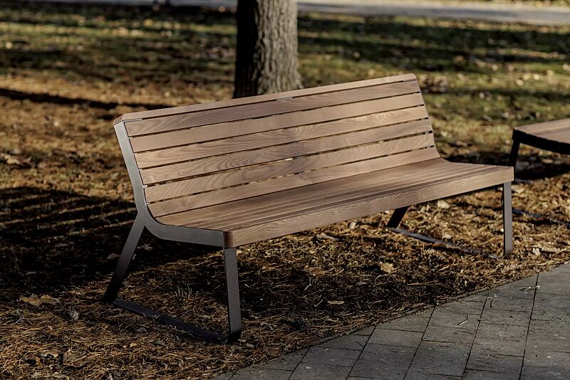 sitzbank-iglau__shoKAT0073832 Sitzbank IGLAU CLASSIC mit Rückenlehne, Breite 1870 mm Stahlteile in RAL 7016 anthrazitgrau