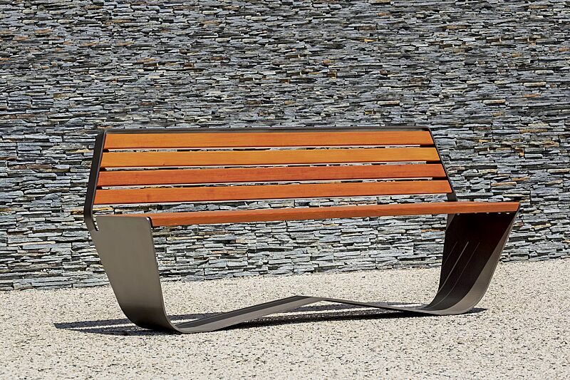 Sitzbank KARMA mit Rückenlehne