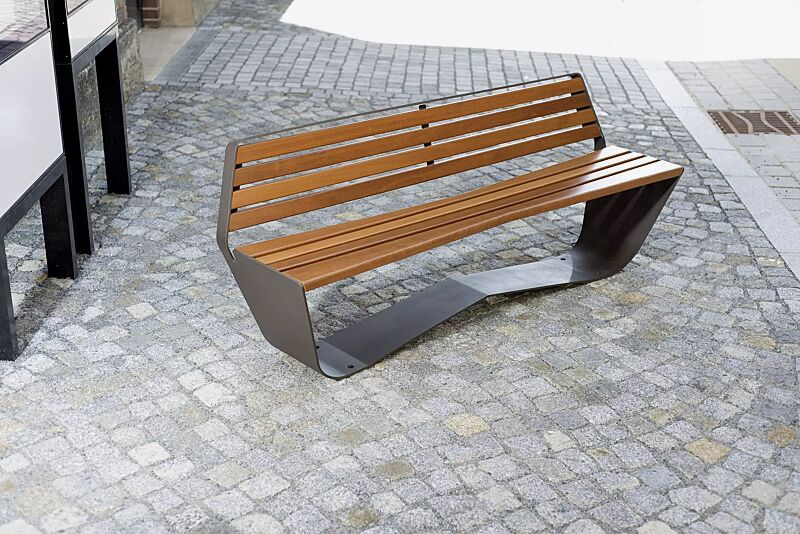 sitzbank-karma__shoKAT0055547 Sitzbank KARMA mit Rückenlehne, Stahlteile in DB 703 eisenglimmer