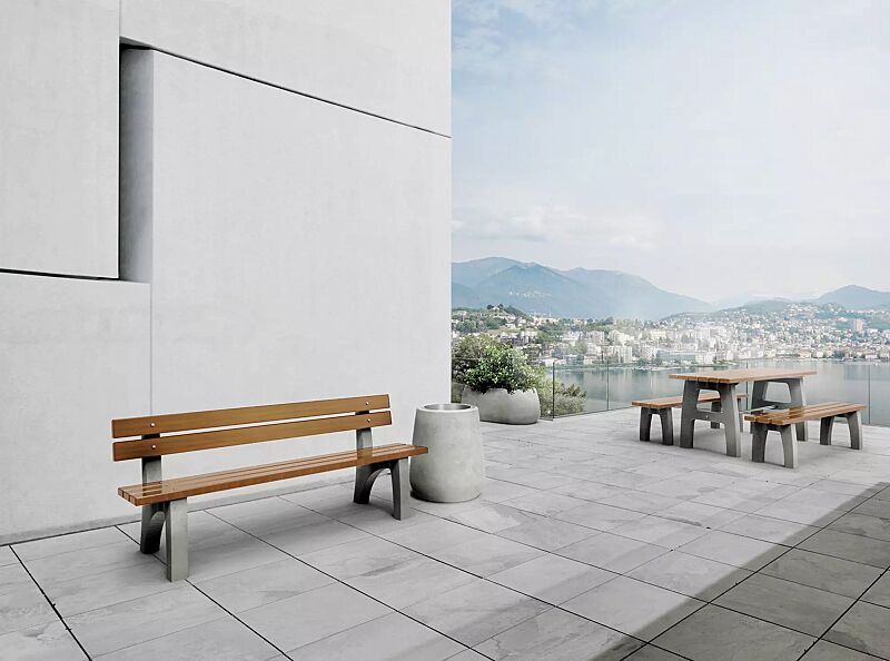 sitzbank-kobe__shoKAT0060777 Sitzbank KOBE mit Rückenlehne, sowie Tisch und Sitzbank KOBE ohne Rückenlehne