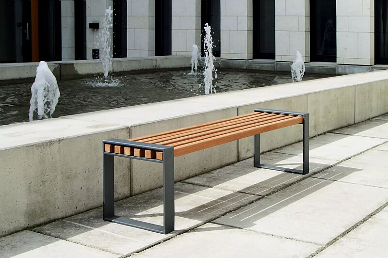 sitzbank-tamores__shoKAT0015643 Sitzbank TAMORES, ohne Rückenlehne, Stahlteile in DB 703 eisenglimmer