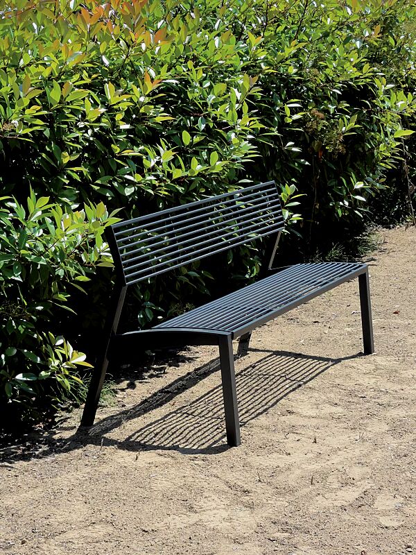 sitzbank-vera__shoKAT0051954 Sitzbank VERA mit Rückenlehne, in RAL 7016 anthrazitgrau