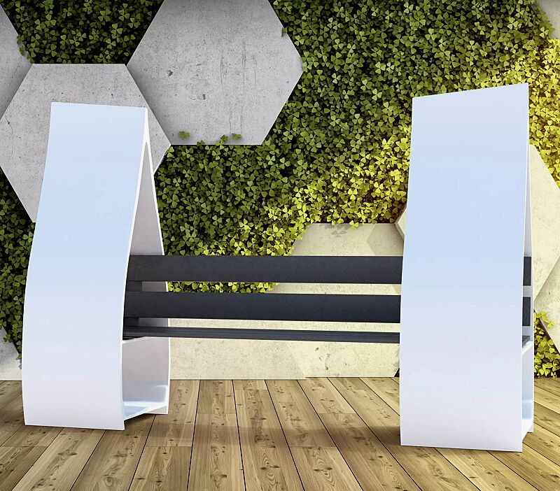 Sitzbank VINGAR mit Rückenlehne