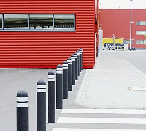 Sperrpfosten ELASTIK zum Einbetonieren