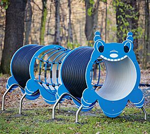 Spieltunnel ROSALIE in RAL 5015 himmelblau