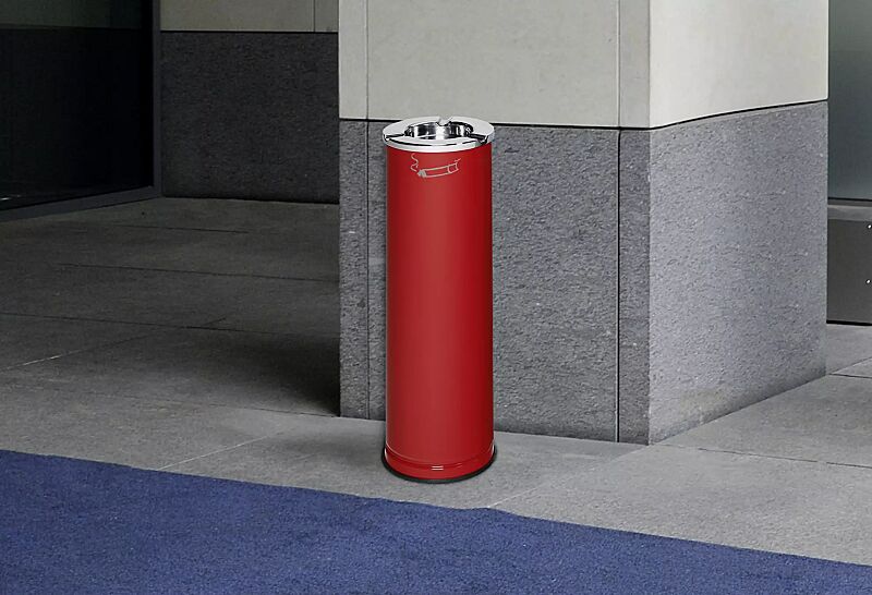 Standascher BREMEN in RAL 3000 feuerrot