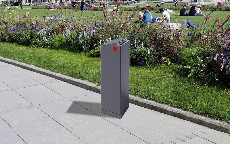 standascher-crystal__shoKAT0050031 Standascher CRYSTAL, in DB 703 eisenglimmer, Siebdruck in RAL 3020 verkehrsrot