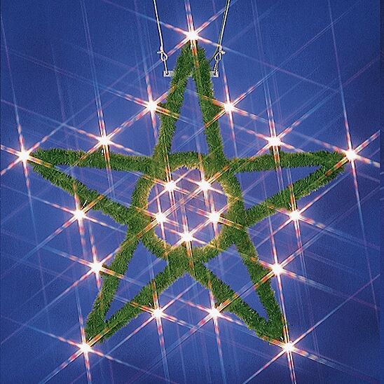 Stern SHINY, 5 Strahlen, zur Straßenüberspannung