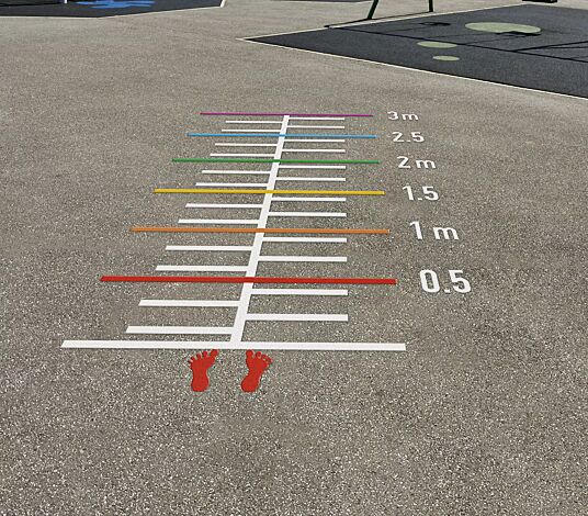 Thermoplastische Bodenmarkierung MAREEL