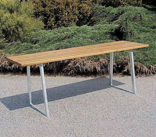 Tisch TURIN, mit Fichtenholzbelattung