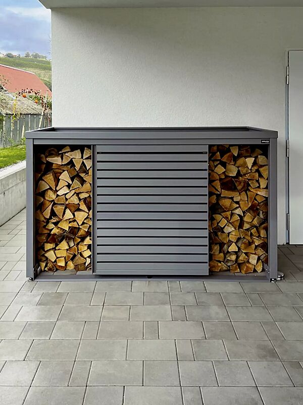 universaldepot-styleout-linis-store__shoKAT0071697 Universaldepot STYLEOUT® LINIS STORE, Aluminiumkonstruktion sowie Wand- und Türelemente in RAL 9007 graualuminium