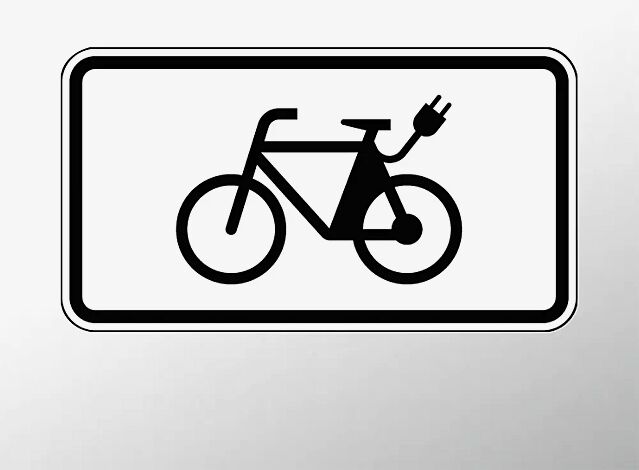 Verkehrszeichen: E-Bikes