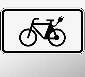 Verkehrszeichen: E-Bikes