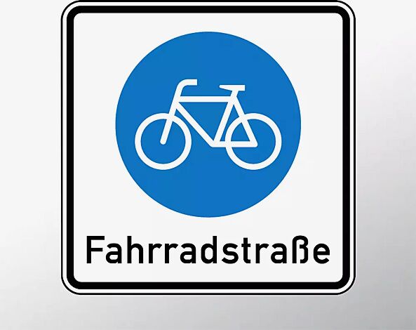 Verkehrszeichen: Beginn einer Fahrradstraße