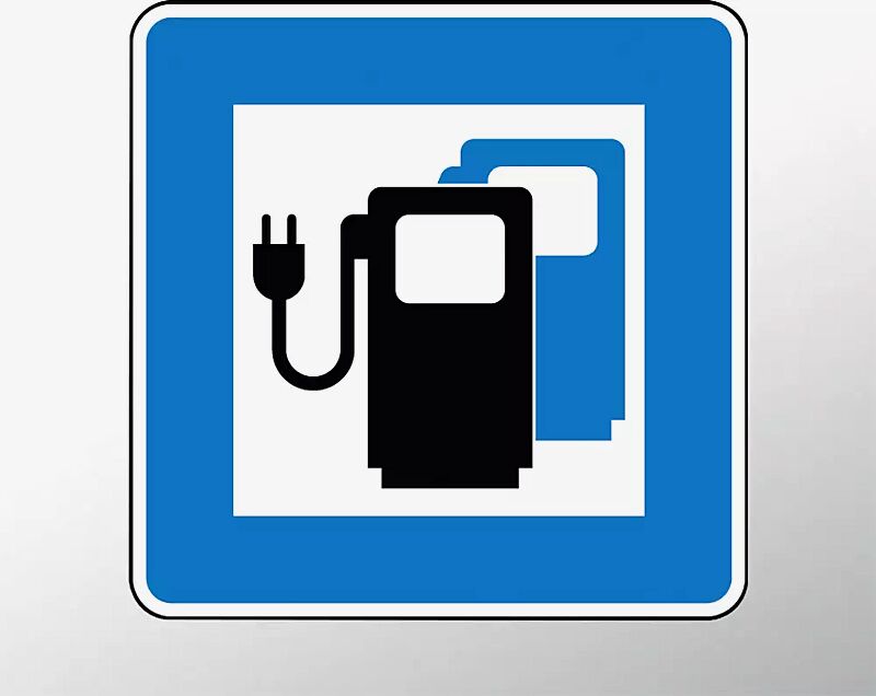 verkehrszeichen-ladestation-fuer-elektrofahrzeuge__shoKAT0064019 Verkehrszeichen: Ladestation für Elektrofahrzeuge