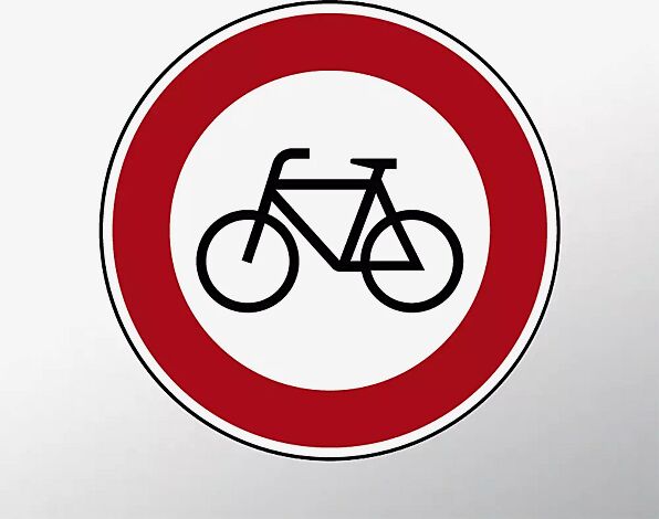 Verkehrszeichen: Verbot für Radverkehr