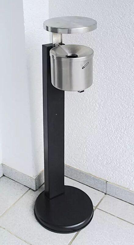 wandascher-glasgow__shoKAT0013213 Ascher GLASGOW, 2,4 Liter, aus Edelstahl, mit Schutzdach und Standfuß zum freien Aufstellen (Zubehör)