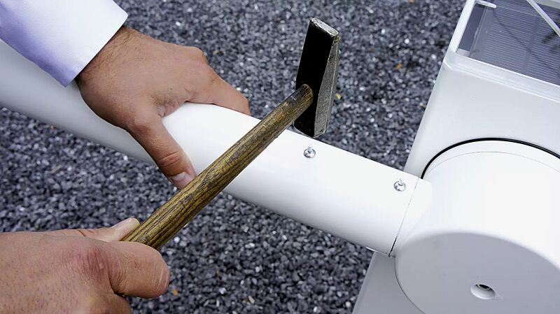 mit Nieten befestigen