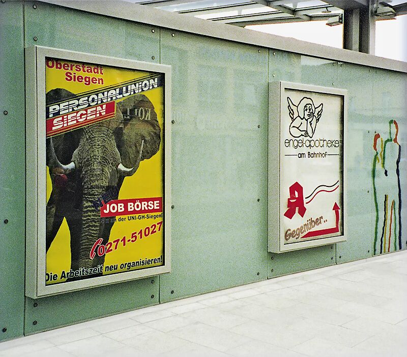 werbevitrine-city-light__shoKAT0000500 Werbevitrine CITY-LIGHT, einseitig, zur Wandbefestigung, Alu silber