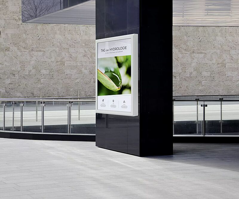 werbevitrine-city-light__shoKAT0068757 Werbevitrine CITY-LIGHT einseitig, zur Wandbefestigung, Alu silber